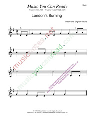 "London's Burning" Music Format