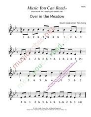 "Over in the Meadow" Beats Format