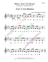 "Over in the Meadow" Rhythm Format