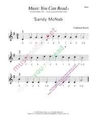 Click to enlarge: "Sandy Mc Nab" Beats Format