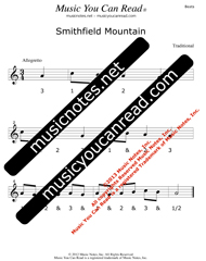 Click to enlarge: "Smithfield Mountain" Beats Format