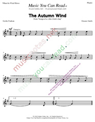 "The Autumn Wind" Music Format