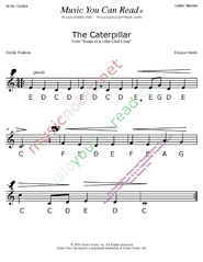 Click to Enlarge: "The Caterpillar" Letter Names Format