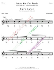Click to Enlarge: "Fairy Dance" Rhythm Format