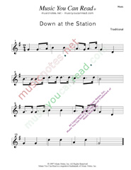 "Down at the Station" Music Format