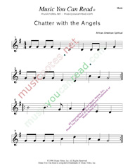 "Chatter with the Angels" Music Format
