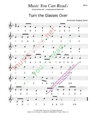 Click to enlarge: "Turn the Glasses Over" Beats Format