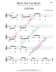 Click to enlarge: "Jubilee," Beats Format
